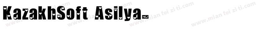 KazakhSoft Asilya字体转换